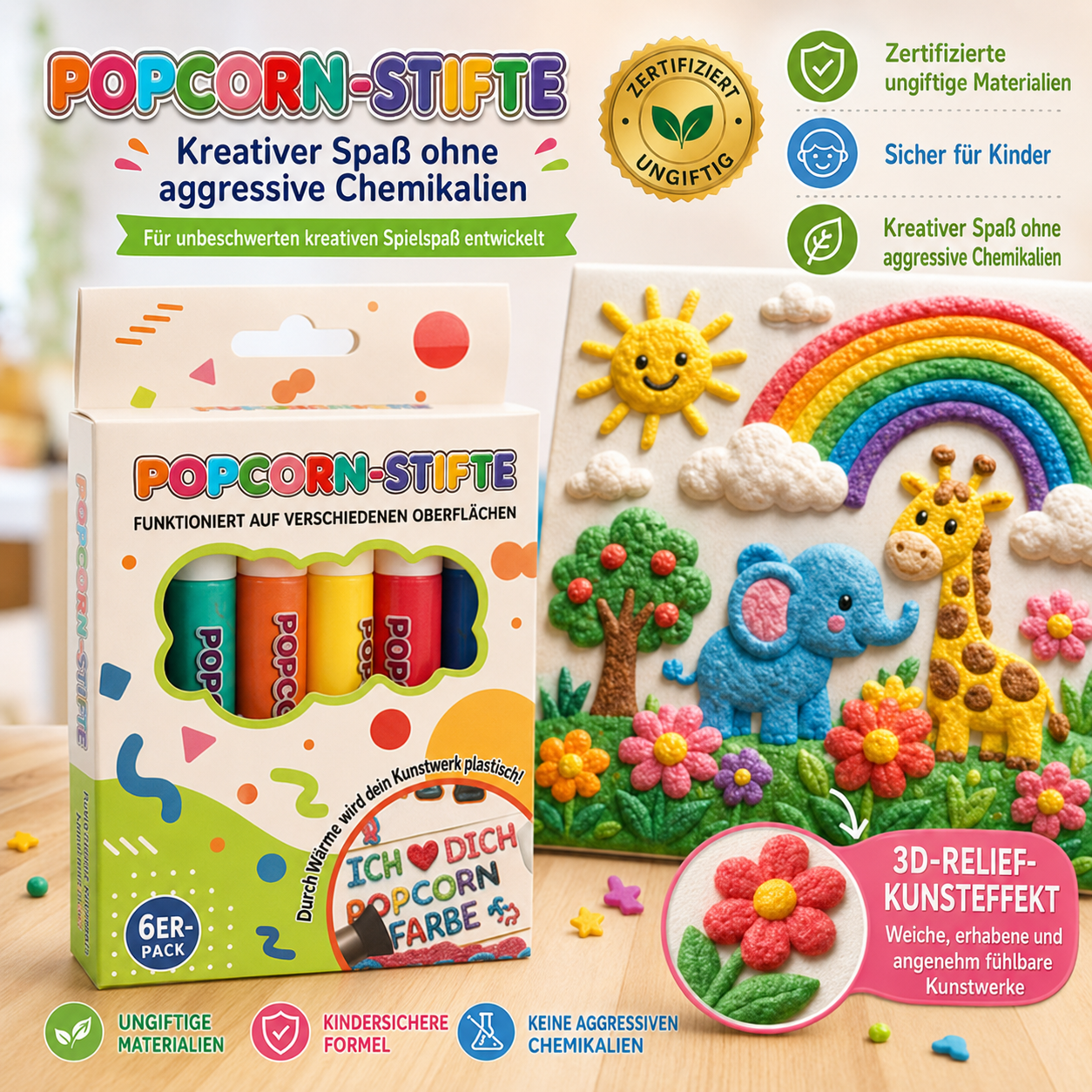 🛒Heute 50% sparen | IEY®🎨 3D-Relief-Kunststift – Erwecke deine Zeichnungen zum Leben! 🪄