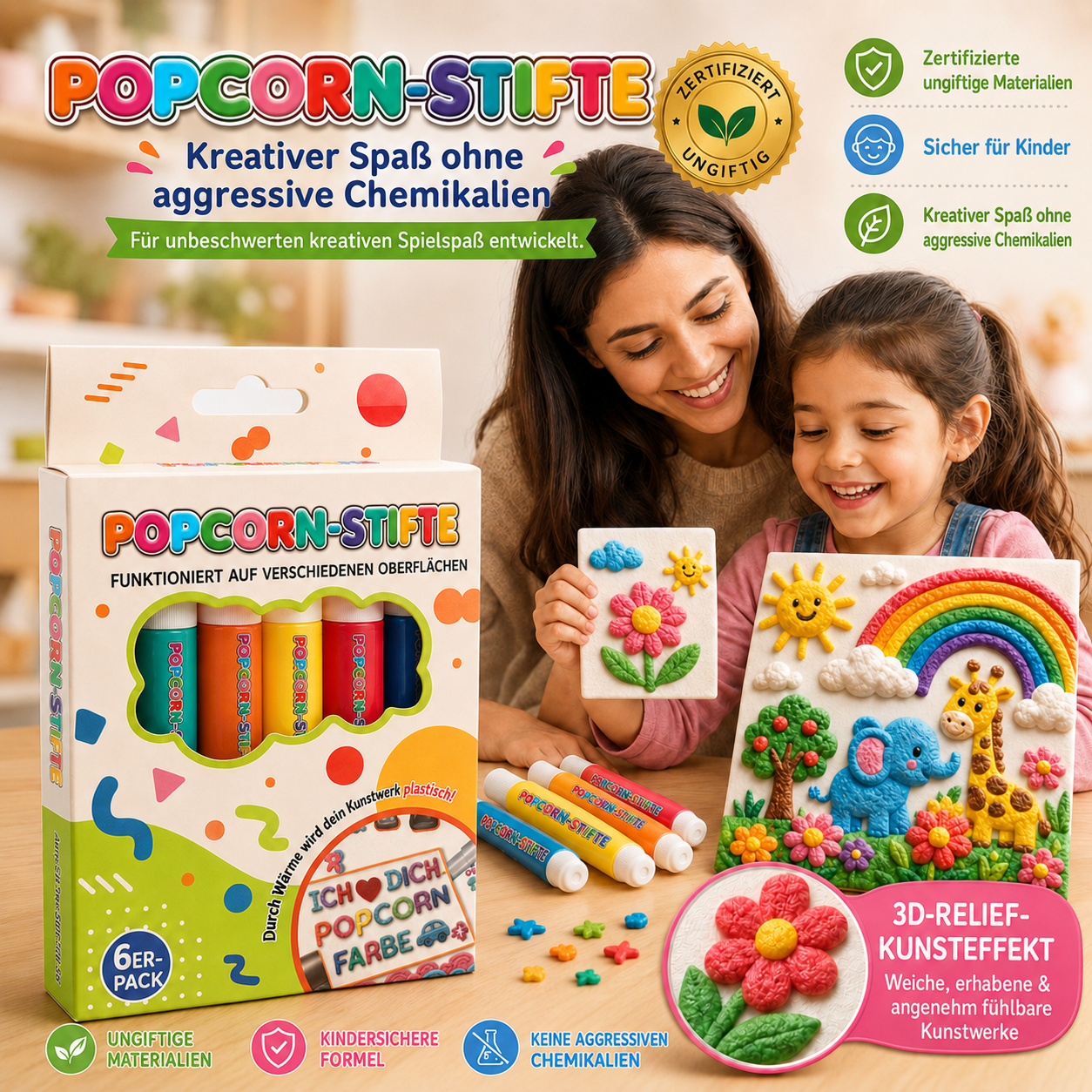 🛒Heute 50% sparen | IEY®🎨 3D-Relief-Kunststift – Erwecke deine Zeichnungen zum Leben! 🪄