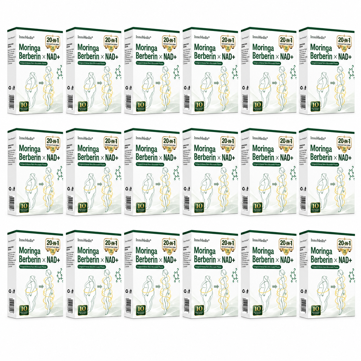 [NEW] InnoMedix® Moringa Berberin x NAD+ 20-IN-1 Fortgeschrittenes Nano-Mikronadel-Pflaster (Nur einmal täglich anwenden – sichtbare Veränderungen in nur 7 Tagen)