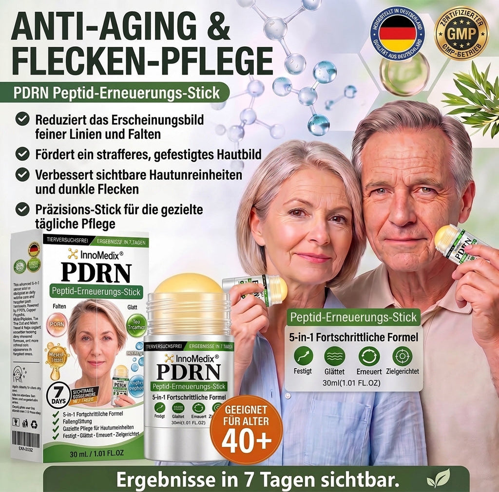InnoMedix® 🧬𝑷𝑫𝑹𝑵 𝑨𝒏𝒕𝒊-𝑨𝒈𝒊𝒏𝒈 & 𝒈𝒆𝒛𝒊𝒆𝒍𝒕𝒆𝒓 𝑯𝒂𝒖𝒕𝒆𝒓𝒏𝒆𝒖𝒆𝒓𝒖𝒏𝒈𝒔-𝑺𝒕𝒊𝒄𝒌（𝑯𝒊𝒍𝒇𝒕, 𝑭𝒂𝒍𝒕𝒆𝒏 𝒔𝒊𝒄𝒉𝒕𝒃𝒂𝒓 𝒛𝒖 𝒈𝒍ä𝒕𝒕𝒆𝒏, 𝒖𝒏𝒕𝒆𝒓𝒔𝒕ü𝒕𝒛𝒕 𝒆𝒊𝒏 𝒔𝒕𝒓𝒂𝒇𝒇𝒆𝒓 𝒘𝒊𝒓𝒌𝒆𝒏𝒅𝒆𝒔 𝑯𝒂𝒖𝒕𝒃𝒊𝒍𝒅 𝒖𝒏𝒅 𝒗𝒆𝒓𝒃𝒆𝒔𝒔𝒆𝒓𝒕 𝒅𝒂𝒔 𝑬𝒓𝒔𝒄𝒉𝒆𝒊𝒏𝒖𝒏𝒈𝒔𝒃𝒊𝒍𝒅 𝒔𝒊𝒄𝒉𝒕𝒃𝒂𝒓𝒆𝒓 𝑯𝒂𝒖𝒕𝒇𝒍𝒆𝒄𝒌𝒆𝒏）
