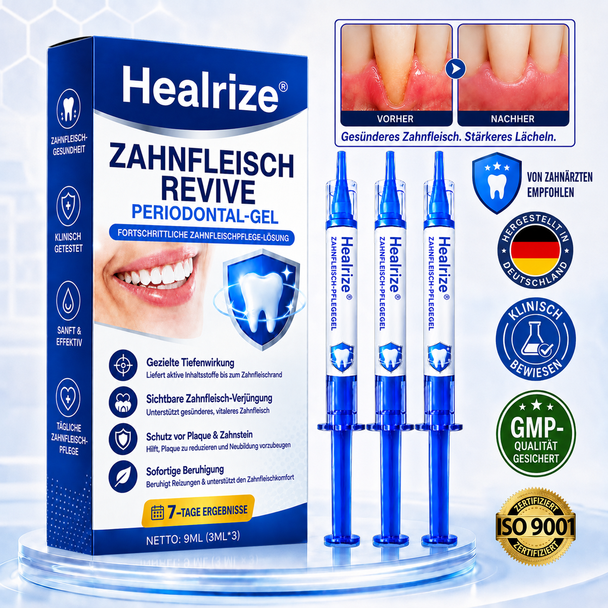 [Noch 5 Minuten!] Healrize® GumRevive Gel zur Regeneration des Zahnhalteapparats