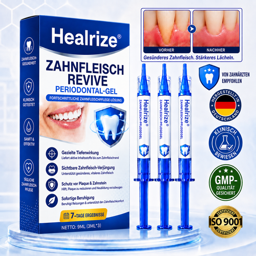 [Noch 5 Minuten!] Healrize® GumRevive Gel zur Regeneration des Zahnhalteapparats