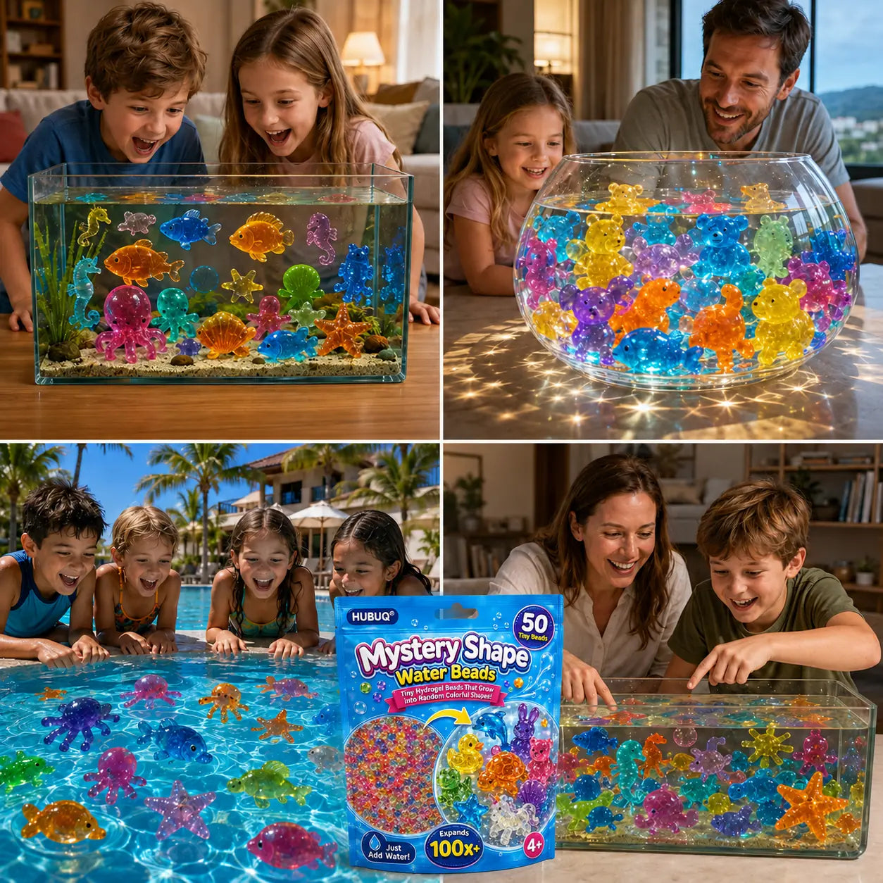 HUBUQ® Mystery Shape Water Beads🪄🐳