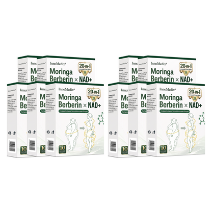 InnoMedix® Moringa Berberin x NAD+ 20-IN-1 Fortgeschrittenes Nano-Mikronadel-Pflaster (Nur einmal täglich anwenden – sichtbare Veränderungen in nur 7 Tagen.)