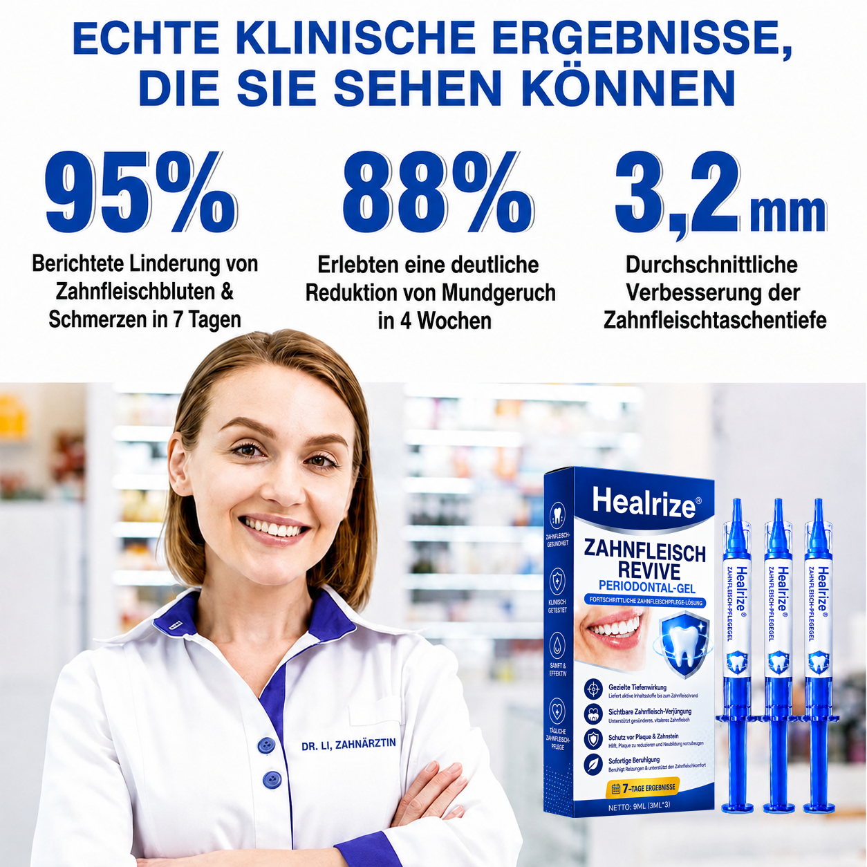 [Noch 5 Minuten!] Healrize® GumRevive Gel zur Regeneration des Zahnhalteapparats