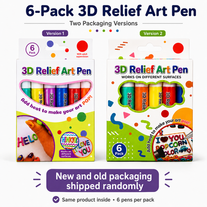 🛒Heute 50% sparen | IEY®🎨 3D-Relief-Kunststift – Erwecke deine Zeichnungen zum Leben! 🪄