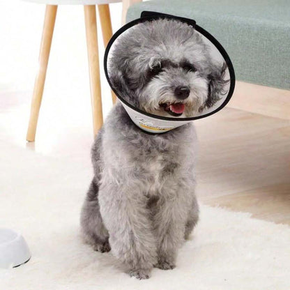 Transparent Matte Elizabethan Collar, Cat/Dog Anti-Lick Neck Cone, Neuter Soft Shame Collar, Pet Supplies